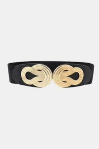 Twisted Alloy Buckle Wide Belt - Update AvenueTrendsi101300673407931101300673407931Twisted Alloy Buckle Wide BeltBlack