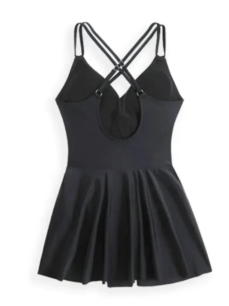 Twisted Front Crisscross Double Spaghetti Strap One - Piece Swimwear - Update AvenueTrendsi100100407086649100100407086649784fcfd6 - 02c0 - 49eb - b3f7 - 907e47bff27f - MaxBlack
