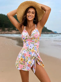 Twisted Front Crisscross Double Spaghetti Strap One - Piece Swimwear - Update AvenueTrendsi1001004070876061001004070876060f558651 - 640f - 4d31 - 9ab7 - 3a26f84cfab6 - MaxPastel Blue