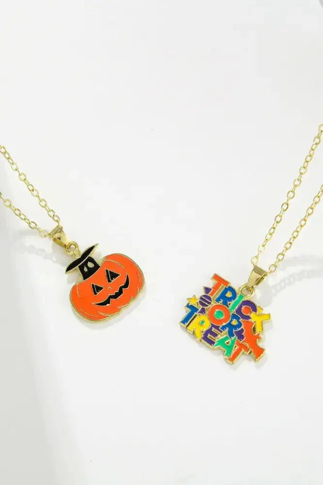 Two - Piece Halloween Theme Necklace Set - Update AvenueHalloweenTrendsi101300310914608101300310914608f88c6ea4296746429d7d3a6d14784022 - MaxStyle I