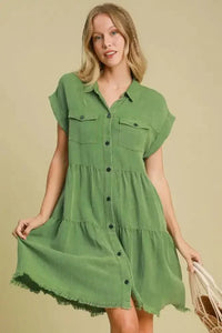 Umgee Full Size Frayed Hemline Button Down Shirt Dress Plus Size - Update AvenueVacation StyleTrendsi100100525871280100100525871280303a1b5c - b51e - 46f2 - b02e - e1f5516d8e2b - MaxGreen