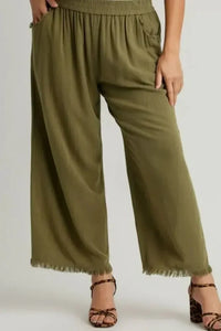 Umgee Full Size Linen Blend Elastic Waistband Wide Leg Pants Plus Size - Update AvenueVacation StyleTrendsi1001000830815721001000830815728bad6f08 - 8201 - 4f34 - a833 - c302be9ebe78 - MaxYellow - Green