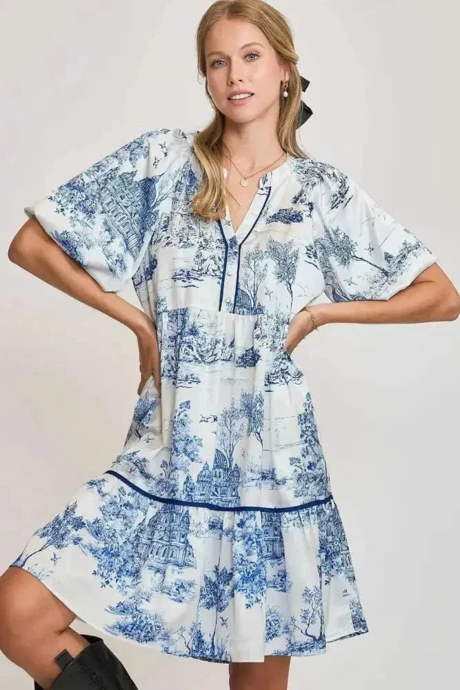 Umgee Full Size Two Tone Landscape Print Dress Plus Size - Update AvenueFestival VibesTrendsi100100278231907100100278231907b8458118 - d65d - 4b9e - 91b6 - 7cf44407f031 - MaxBlue