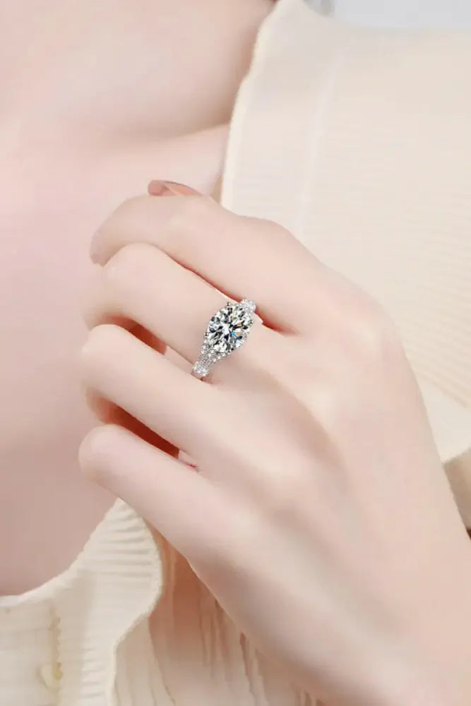 Unpredictable Day 3 Carat Moissanite Ring