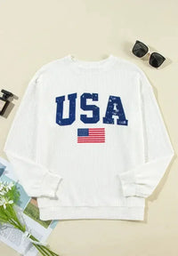 US Flag Corded Long Sleeve Sweatshirt - Update AvenueHonor the Stars and StripesTrendsi100100963166145100100963166145d4b3c780 - 10d4 - 4fb4 - 95c1 - 577b39acdc85 - MaxWhite