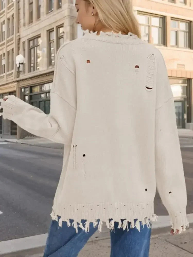 US Flag Distressed Round Neck Long Sleeve Sweater - Update AvenueHonor the Stars and StripesTrendsi10010057571121410010057571121451781d1a - 3f15 - 4920 - 9b75 - 1ab390232517 - MaxCream