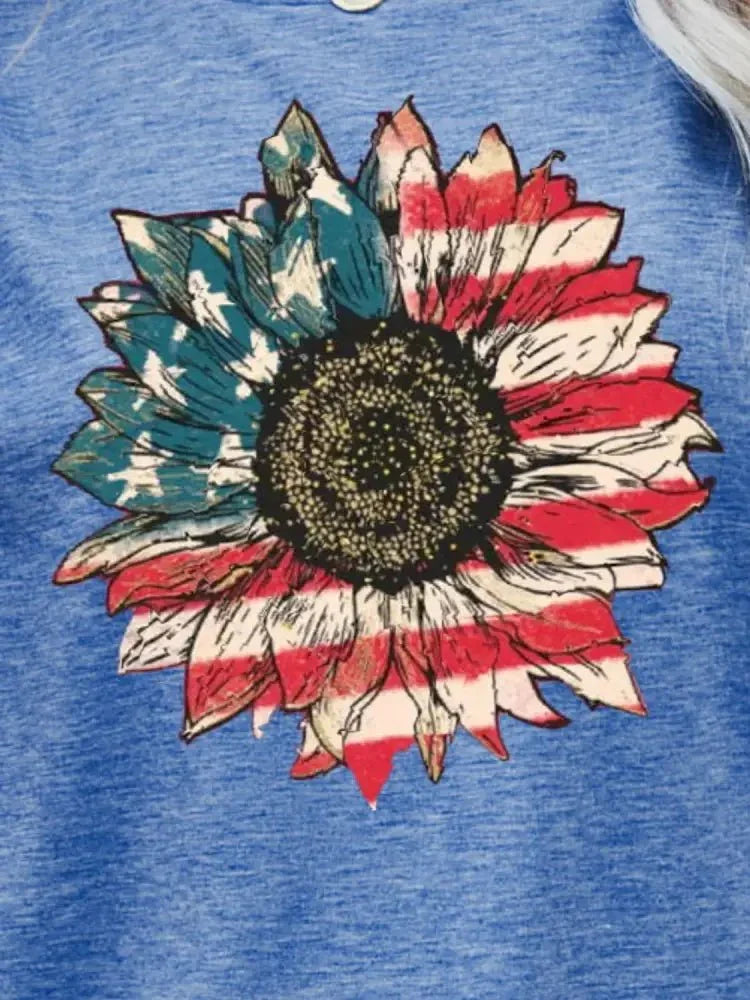 US Flag Flower Graphic Tee - Update AvenueHonor the Stars and StripesTrendsi100101970155018100101970155018965c453aa5c04d99bcf461adb16bc5b4 - MaxCobalt Blue