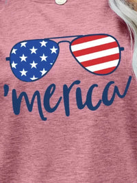 US Flag Glasses Graphic Tee - Update AvenueHonor the Stars and StripesTrendsi100101559126158100101559126158d00df541d0c54e24b486d187490695f2 - MaxDusty Pink