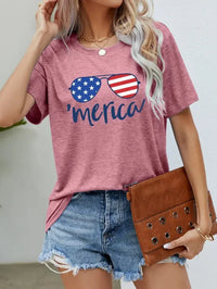 US Flag Glasses Graphic Tee - Update AvenueHonor the Stars and StripesTrendsi100101559126158100101559126158b8eb8d345e9647d5a722fdb74df4d557 - MaxDusty Pink