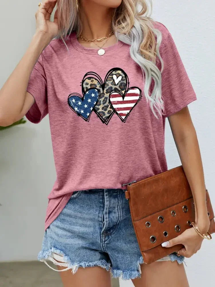 US Flag Leopard Heart Graphic Tee - Update AvenueHonor the Stars and StripesTrendsi100101805785741100101805785741c51758b378a84c2887b3a4aa4929d4ea - MaxDusty Pink
