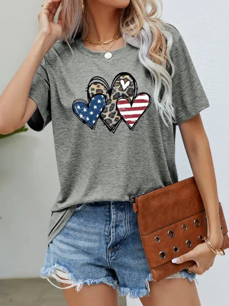 US Flag Leopard Heart Graphic Tee - Update AvenueHonor the Stars and StripesTrendsi100101805787601100101805787601d7d4a022f6bf4eaebfcd08794d695a5c - MaxMid Gray