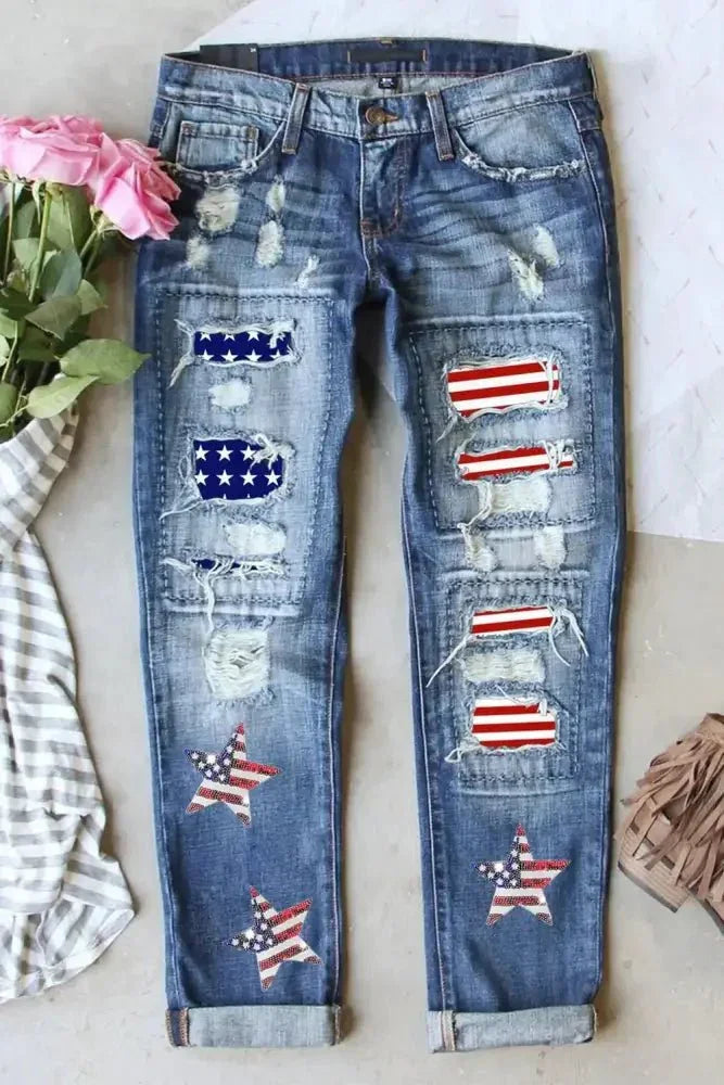 US Flag Mid - Rise Waist Straight Jeans - Update AvenueHonor the Stars and StripesTrendsi1001004724314701001004724314701a06ee04 - 5cad - 47eb - 899f - 5a7b1c35b22f - MaxMedium