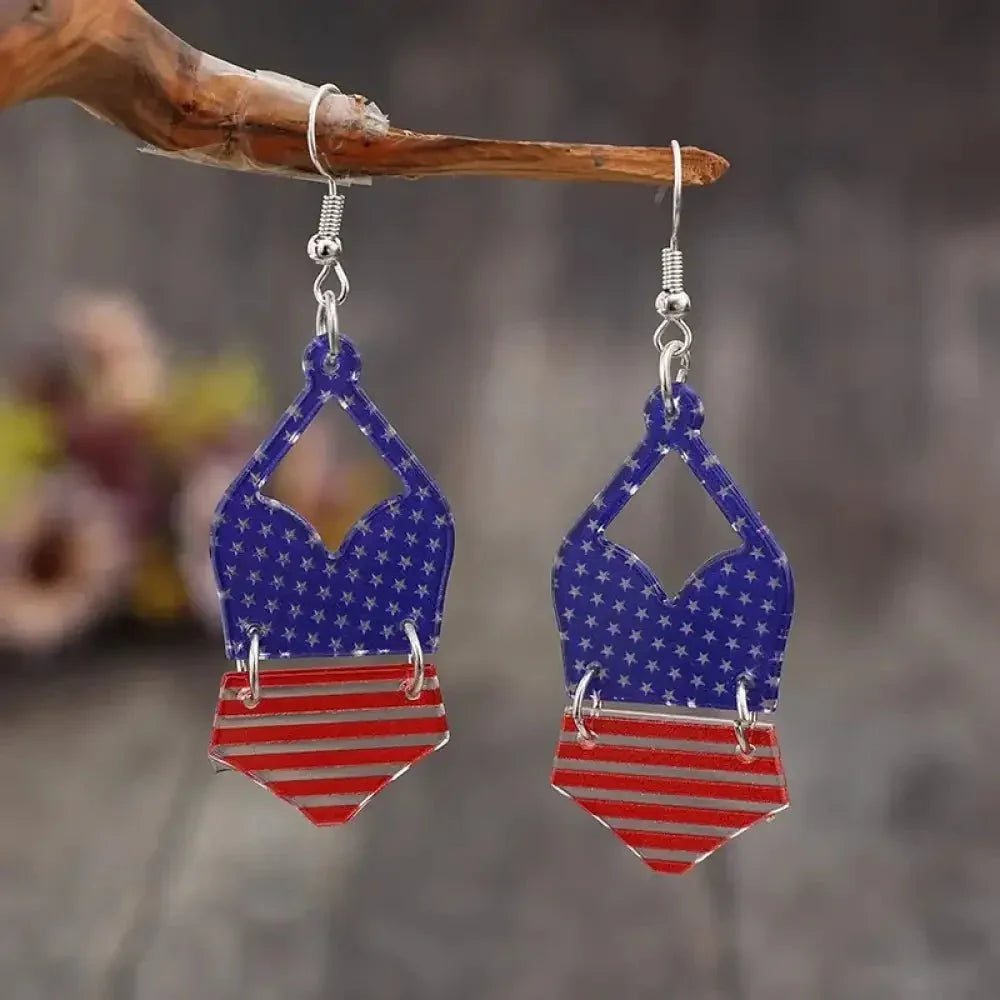 US Flag Pattern Acrylic Earrings - Update AvenueHonor the Stars and StripesTrendsi10050032508163410050032508163430ebbf5c - cda0 - 492e - ae55 - aa3957d3ec3b - MaxDark Blue