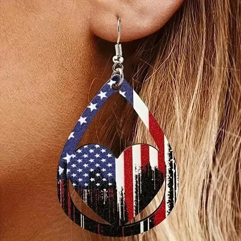 US Flag Pattern Wooden Earrings - Update AvenueHonor the Stars and StripesTrendsi1005001278410911005001278410914b159d80 - 317c - 4486 - 9d43 - 689a480afe2c - MaxMulticolor
