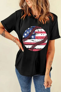 US Flag Round Neck Short Sleeve T-Shirt - Update AvenueHonor the Stars and StripesTrendsi1001000413213141001000413213143c84249a - bb29 - 4ba9 - ab0f - 46b43c5ffc42 - MaxBlack