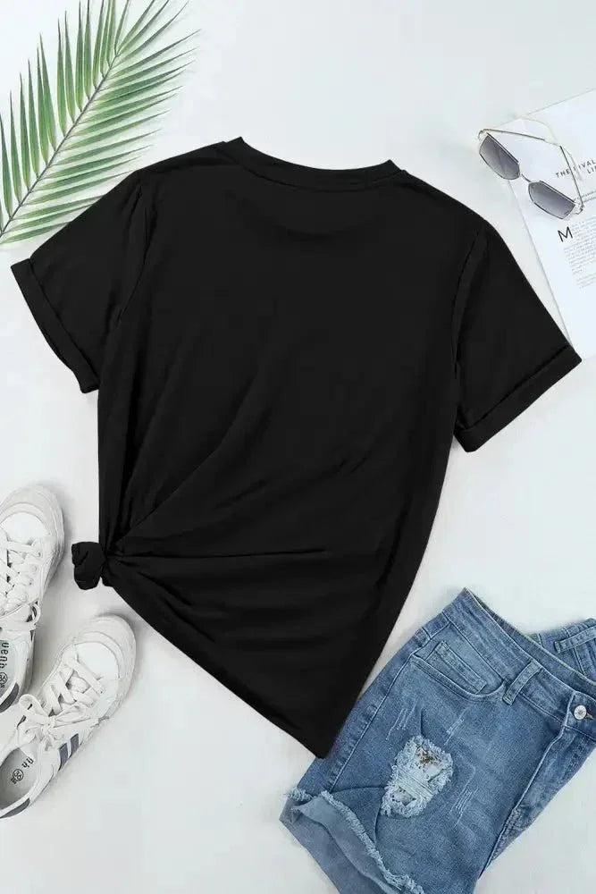 US Flag Round Neck Short Sleeve T-Shirt - Update AvenueHonor the Stars and StripesTrendsi100100884541546100100884541546e2e25587 - fdf8 - 43c4 - 8354 - 92a68984bdc3 - MaxBlack