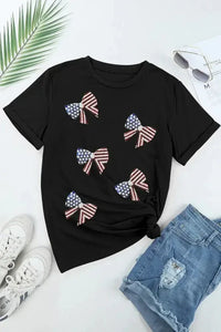 US Flag Round Neck Short Sleeve T-Shirt - Update AvenueHonor the Stars and StripesTrendsi10010088454154610010088454154687efadb8 - c08e - 441d - aaa0 - fd8511558182 - MaxBlack