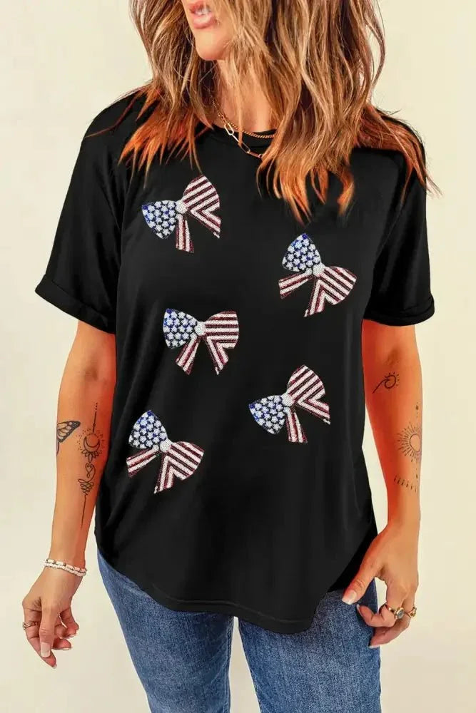 US Flag Round Neck Short Sleeve T-Shirt - Update AvenueHonor the Stars and StripesTrendsi1001008845415461001008845415460646d828 - 1231 - 4088 - bef2 - d31abcda87d7 - MaxBlack