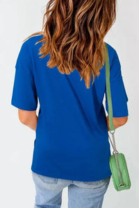 US Flag Round Neck Short Sleeve T-Shirt - Update AvenueHonor the Stars and StripesTrendsi1001009480711971001009480711973e541f3b - 8601 - 479e - bb10 - 929e1e09e92d - MaxRoyal Blue