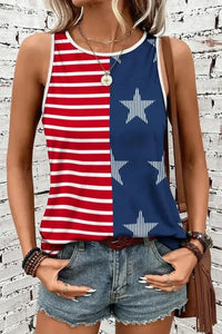 US Flag Round Neck Tank - Update AvenueHonor the Stars and StripesTrendsi1001008821611201001008821611204c5cff87 - b563 - 489a - 82ab - c1fc8507f28b - MaxDark Navy