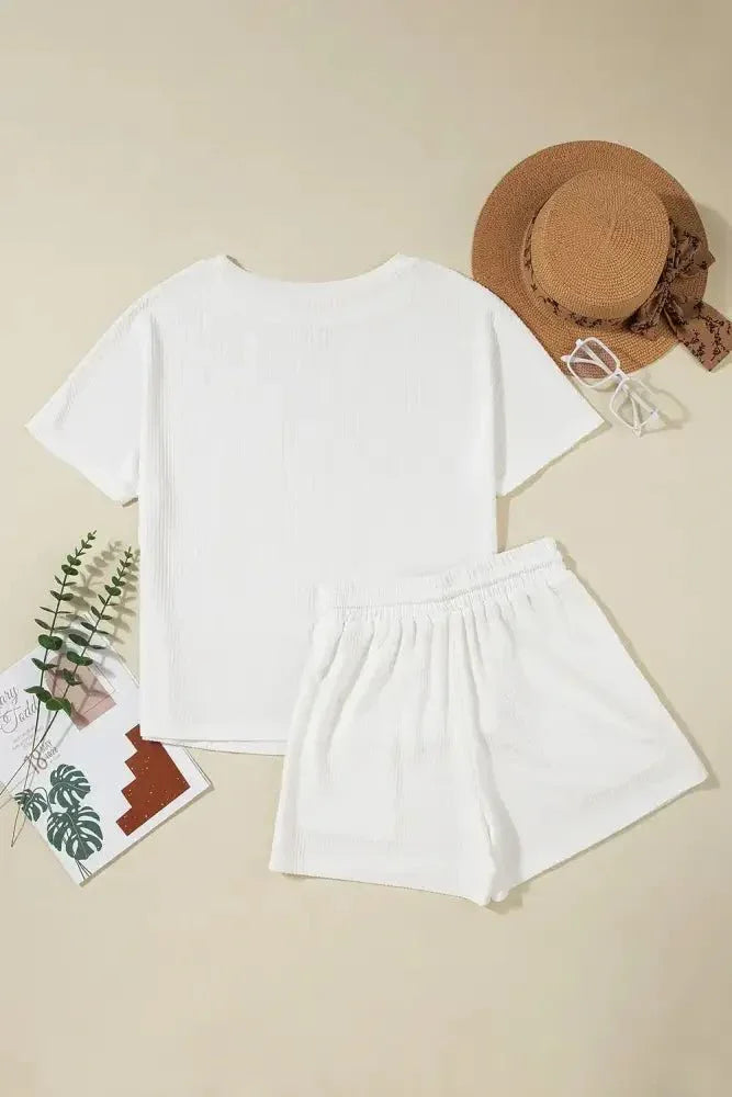 US Flag Round Neck Top and Shorts Set - Update AvenueHonor the Stars and StripesTrendsi10010036807185810010036807185833d24c15 - 19ad - 4172 - a00a - dc6c751fdb22 - MaxWhite