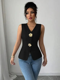 V - Neck Button Detail Tank Top - Update AvenueTrendsi1001008921617381001008921617380b0182c0 - 74ef - 40a5 - 84e7 - 3aecf5b80bb2 - Max - OriginBlack