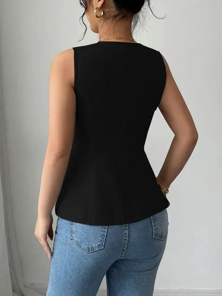 V - Neck Button Detail Tank Top - Update AvenueTrendsi100100892161738100100892161738c8f79fc9 - 1eb1 - 4ee3 - bdc0 - 760898917f10 - Max - OriginBlack
