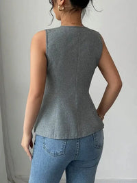V - Neck Button Detail Tank Top - Update AvenueTrendsi1001008921659381001008921659388193a31d - efd3 - 4d81 - ace9 - 5f2f9dec148b - Max - OriginDark Gray
