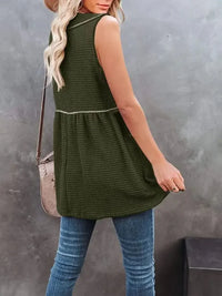 V - Neck Contrast Trim Waffle Knit Tank Top - Update AvenueTanks & CamisTrendsi100100894697296100100894697296ce417c55 - b661 - 4b91 - 81a2 - 5479aecfebef - Max - OriginGreen