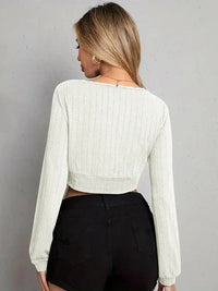 V Neck Crop Top - Update AvenueTrendsi100101044059342100101044059342440b35fbf8534beaad3badd6bec2226c - MaxLight Gray
