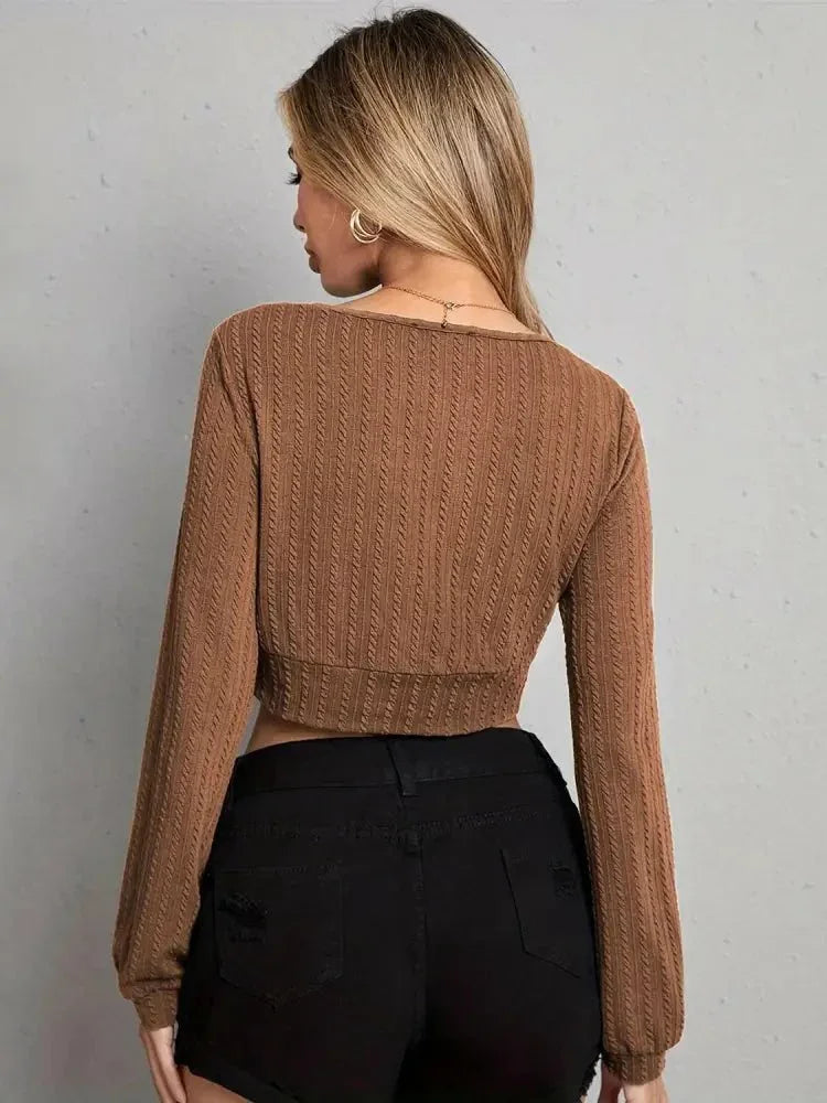 V Neck Crop Top - Update AvenueTrendsi100101044059617100101044059617480613e4bdaa48408256083269f27815 - MaxTan