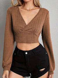 V Neck Crop Top - Update AvenueTrendsi100101044059617100101044059617502f1f1985fe4111be4f6c87dad2f6c3 - MaxTan