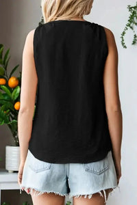 V Neck Knotted Shoulder Vest - Update AvenueTrendsi1001007817119681001007817119684037640a - 52bc - 495b - 9007 - 9d623290588b - Max - OriginBlack