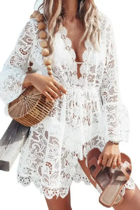 V - Neck Lace Cover - Up Dress - Update AvenueTrendsi1001001639098611001001639098610d47ed3b - e657 - 4ada - af94 - 7b3d5c0a7f5d - MaxWhite