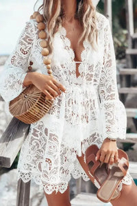 V - Neck Lace Cover - Up Dress - Update AvenueTrendsi10010016390986110010016390986188e0d68d - 30a0 - 42fc - 9984 - f24960fa85f9 - MaxWhite