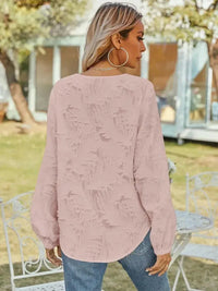 V - Neck Long Sleeve Blouse - Update AvenueTrendsi100101049702101100101049702101135fa65c29b347cd98b27cb80c817d89 - MaxBlush Pink