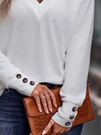 V - Neck Long Sleeve T-Shirt - Update AvenueT-ShirtsTrendsi10010024811465410010024811465449aa4bbc - e84b - 4faf - ab75 - d026dd85b208 - Max - OriginWhite