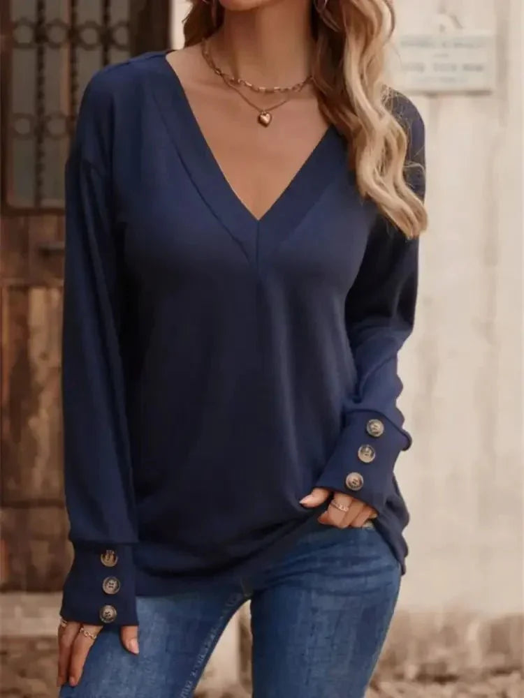 V - Neck Long Sleeve T-Shirt - Update AvenueT-ShirtsTrendsi1001002481175091001002481175090fb5f653 - c0a2 - 48da - 9730 - 71180aa6167c - Max - OriginNavy Blue