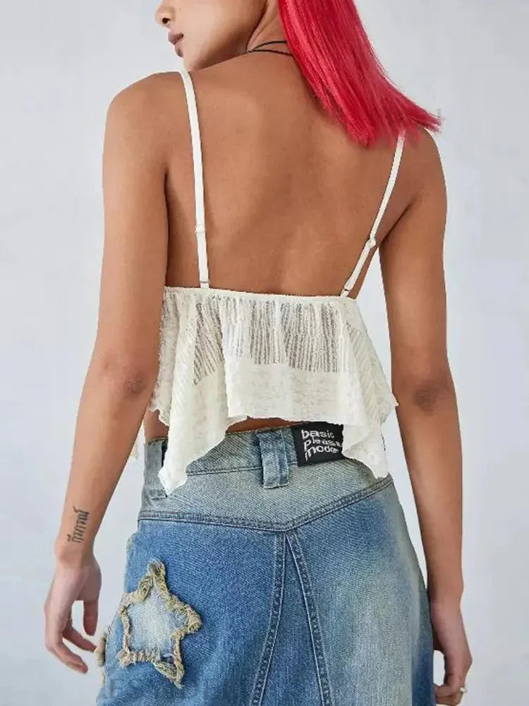 V - Neck Peplum Cami Top - Update AvenueTrendsi1001001787126131001001787126136ecdea2b4d2e46e4be5a8c222f2bc758 - Max - OriginWhite