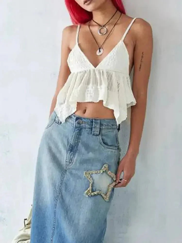 V - Neck Peplum Cami Top - Update AvenueTrendsi100100178712613100100178712613843c96ecb9894953acf10c3b0123f955 - Max - OriginWhite