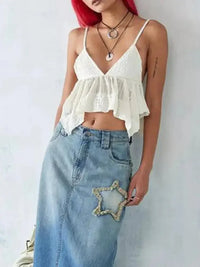 V - Neck Peplum Cami Top - Update AvenueTrendsi100100178712613100100178712613843c96ecb9894953acf10c3b0123f955 - Max - OriginWhite