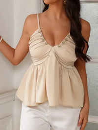 V - Neck Peplum Cami Top - Update AvenueTrendsi1001007191353651001007191353652b65935efdca4bd0a9567ee21c3d635e - Max - OriginGold