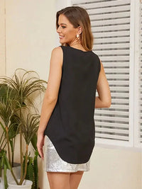 V - neck Pleated Front Sleeveless Cami Top - Update AvenueTrendsi10010081870089410010081870089492e0647d - 9301 - 4847 - bae7 - ced96378c738 - Max - OriginBlack