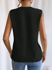 V - Neck Pleated Sleeveless Cami Tank Top - Update AvenueTanks & CamisTrendsi100100563141153100100563141153d612fa80 - 8519 - 48a1 - 811c - 92a06ec4f3c0 - Max - OriginBlack