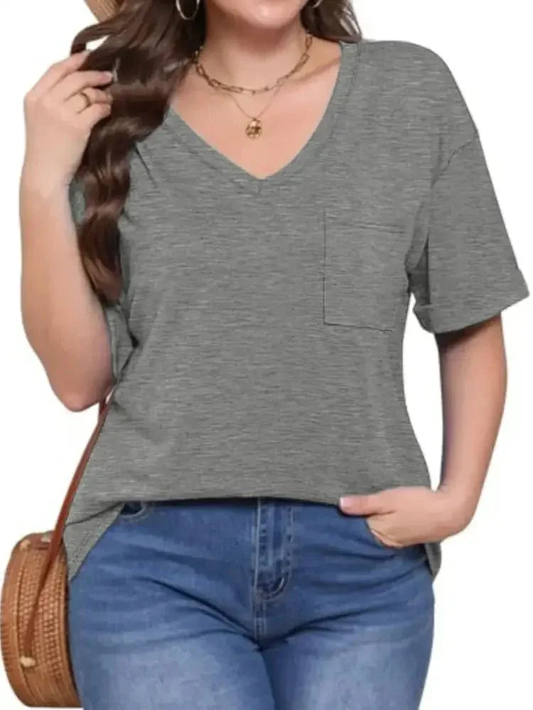 V - Neck Pocket T-Shirt - Update AvenueT-ShirtsTrendsi1001005586403581001005586403589fd7f36ef99e4aa79a16da7ae0cc5986 - Max - OriginGray