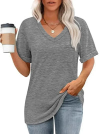 V - Neck Pocket T-Shirt - Update AvenueT-ShirtsTrendsi100100558640358100100558640358ceeac5dcfa5e481cbc55569d81a40e8e - Max - OriginGray