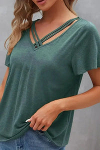 V - Neck Short Sleeve T-Shirt - Update AvenueT-ShirtsTrendsi100100150434210100100150434210cd916e16 - 3846 - 43d5 - 94bc - b63b8a543590 - Max - OriginTurquoise