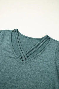 V - Neck Short Sleeve T-Shirt - Update AvenueT-ShirtsTrendsi1001001504342101001001504342100fd88f8f - b491 - 4f42 - a476 - a0d5ecab5379 - Max - OriginTurquoise