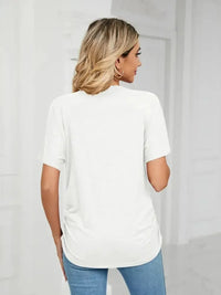 V - Neck Short Sleeve T-Shirt - Update AvenueT-ShirtsTrendsi10010016492103310010016492103385930619 - 9ecd - 48c5 - a082 - 76f4c851c175 - Max - OriginWhite