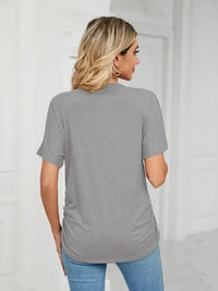 V - Neck Short Sleeve T-Shirt - Update AvenueT-ShirtsTrendsi10010016492116910010016492116902fe25ee - 26c6 - 4318 - ae42 - 40811bfe6fa5 - Max - OriginGray